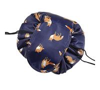 Bolsa de Cosméticos, ONEGenug Bolsa de Maquillaje, Organizador de un Solo Paso con Diseño de Cordón, Bolsa de Cosméticos para Señoras Perezosas