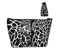 Bolsa de cosméticos Oxford Impermeable con Estampado de Leopardo y Piel de Jirafa, Bolsa de Maquillaje de Gran Capacidad con Cremallera, Regalo Ideal para niñas, Mujeres, artículos de tocador de luj