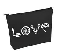 Bolsa de cosméticos para bicicleta, bolsa de cosméticos para bicicleta, regalo para amantes de la bicicleta, Love Bicycle B