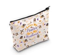 Bolsa de cosméticos para esposa del pastor, regalo de agradecimiento para la esposa del pastor, regalo de agradecimiento para la escuela dominical, regalo preescolar, Bolsa de pastor
