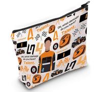 Bolsa de cosméticos para fanáticos de las carreras, bolsa de maquillaje de Fórmula 1, regalos para amantes de las carreras, bolsa con cremallera, bolsa de cosméticos estéticos de carreras de F1 Racing