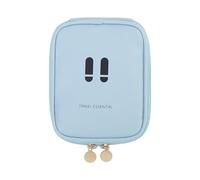 Bolsa de cosméticos para viajes, contenedor portátil para artículos de aseo personal, bolsa de almacenamiento ligera con múltiples compartimentos, suministros de viaje que ahorran espacio para camping