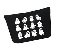 Bolsa de cosméticos portátil, Bolsa de Aseo de Viaje - Bolsa de Almacenamiento para artículos de tocador con Estampado de Fantasmas de Halloween - Bolsa de organización de cosméticos para cosméticos,