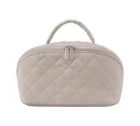 Bolsa de cosméticos portátil - Estuche organizador impermeable con cremallera, almacenamiento de maquillaje de viaje, baño, vacaciones, maquillaje, paletas de pinceles, pintalabios, cuidado de la piel