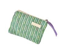 Bolsa de cosméticos portátil organizada para pintalabios que mantiene tu colección de maquillaje limpia y accesible para mujeres elegantes con cremallera, Green, Mass Beauty