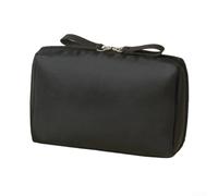 Bolsa de cosméticos portátil para mujer, para mini organizador de tamaño de viaje con compartimentos para un almacenamiento eficiente de los artículos esenciales (pequeño (negro) 2))