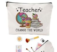 Bolsa de cosméticos, regalo de agradecimiento para el maestro, estuche para lápices, regalo de fin de año, regalo para el maestro de jardín de infantes