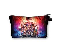 Bolsa de Cosméticos Stranger Things, Estuche de Maquillaje para Mujer y Niñas Adolescentes, Organizador de Almacenamiento
