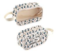 Bolsa de cosméticos transparente inspirada en la película, regalo para amantes de la película, regalo I'm Tired of This Grandpa, Cansado de la bolsa