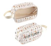 Bolsa de cosméticos transparente para profesores de educación especial, alfabeto, regalo de agradecimiento para profesores, regalo de velocidad, Ed-profesor especial