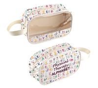 Bolsa de cosméticos transparente para terapia física y pediátrica, Bolsa de terapia física