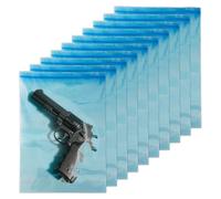 Bolsa de cremallera antióxido VCI - Bolsa de protección antióxido de armas de fuego, organizador de almacenamiento metálico para balas, joyas, hardware, 13,7 "x17,7", 4mil, 10 (9.8"x13.7")
