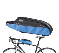 Bolsa de cuadro para ciclismo, bolsa de bicicleta compatible con teléfono para parte delantera con compartimento para cartera - accesorios de soporte de bolsa para viajes diarios, ciclismo, camping