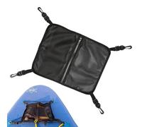 Bolsa de cubierta para kayak, organizador de ropa de gran capacidad, 4 ganchos, bolsa de almacenamiento para tabla de remo, para expedición, investigación marina, surf, buceo, gafas de sol, clip para