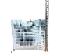 Bolsa De Cubo For Bordar Punto, Auxiliar For Tejer, Coser, Lámina Malla Plástico For Hacer Accesorios Bricolaje, Ayuda Fácil Hecha A Mano Para Manualidades(White S)