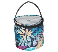 Bolsa de cubo Organizador de almacenamiento Tela Oxford impermeable Hilo cilíndrico Bola Aguja Artículos diversos Bolsa de herramientas para tejer Ganchillo Manualidades Madres (barril pequeño)