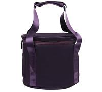 Bolsa de cubo para cuenco de canto, bolsa de cristal con cremallera de 10 pulgadas, con asa y forro grueso, protección portátil, resistente para mujeres y hombres