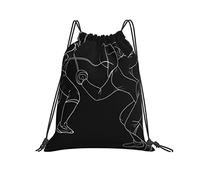 Bolsa De Cuerdas 36x42cm, Esgrima Mochilas Escolares Gran Capacidad Ajustable Deporte Mochila, para Compras, Niñas, Escuela