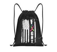 Bolsa De Cuerdas Concienciación sobre Enfermedades Raras Saco De Gimnasio Impermeable Gran Capacidad Hombre Bolsas De Cuerdas, para Estudiantes, Adolescentes, Deporte, 36x42cm