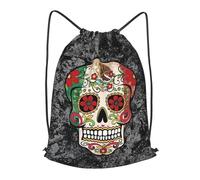 Bolsa De Cuerdas Imperio De La Bandera Mexicana Orgullo Mexicano Saco De Gimnasio Gran Capacidad Ajustable Mujer Hombre Bolsas De Cuerdas, para Estudiantes, Deporte, De Senderismo, 36x42cm