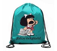 Bolsa de cuerdas Mafalda ¡Estoy indignada! (BOLSAS)