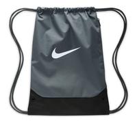 Nike Unisex - Bolsa de deporte para adultos Brsla Drawstrng-X, color gris ahumado/negro/blanco, talla única