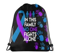 Bolsa De Cuerdas Ninguna Historia Debería Terminar Demasiado Pronto. Concienciación sobre La Prevención del Suicidio. Saco De Gimnasio Cómodo Escuela Mochila, para Escuela, Niñas, 36x42cm