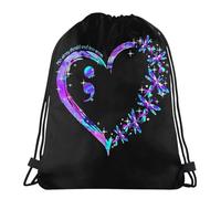 Bolsa De Cuerdas Ninguna Historia Debería Terminar Demasiado Pronto. Concienciación sobre La Prevención del Suicidio. Saco De Gimnasio Cómodo Deporte Mochila, para De Senderismo, Niñas, 36x42cm