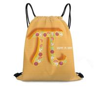 Bolsa De Cuerdasmochila con Cordón para Senderismo Viaje Adulto 36X42Cm Ligera Ajustable Bolsa De Deporte Divertida Espiral del Día De Pi Matemáticas De Pi 3.14