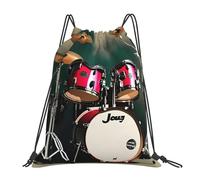 Bolsa De Cuerdasmochila Cuerdas para Senderismo Almacenamiento Natación 36X42Cm Fácil De Doblar Ligera Bolsa con Cordón Instrumento Musical De Jazz