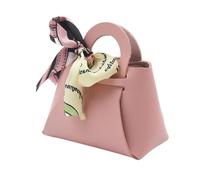 Bolsa de cuero de 1/4 para caramelos, cajas de cuero con cinta, bolsa de dulces de chocolate para boda, pequeñas cajas de regalo, bolsa de mano, para baby showers, bodas, Halloween