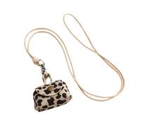 Bolsa de cuero de moda para collar para protección de auriculares y monedas para actividades al aire libre uso diario