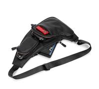 Bolsa de cuero genérica, ajustable para hombro, 14,96 x 8,66 pulgadas, antiTheft Chest Backpack, Pu Leather Daypack, Compact Fanny Pack for Outdoors, Hiking, Traveling, Stylish and Secure, a, Se