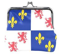 Bolsa de cuero personalizada con bandera de Picardía para mujeres y niñas, bolsa de cambio de dinero para niñas, Bandera de Picardía, Classic