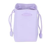 Bolsa de Cuero PU con Cordón, Bolsa de Almacenamiento Universal Plegable, Interior Suave, Bolsa Impermeable para Cámara Instantánea Mini Cámara sin Espejo Cámara Digital (Verde)