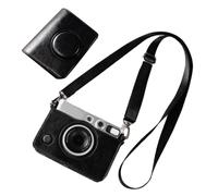 Bolsa de cuero PU para cámara Fujifilm Instax Mini EVO Estuche protector, A