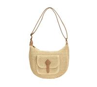 Bolsa De Cuerpo Cruzado Que Combina para Mujeres Simple Simple Straw Playa Shoulgers Messeneros Hechos A Mano Daily Women Beach Handmade Handmade Daily Straw Crossbody Bols