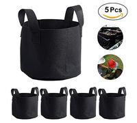 Bolsa de Cultivo de Diseño Moderno, Contenedor Económico de Plantas para Verduras, Flores, 1/2/3/5/7 Galones para Jardín Doméstico (22 x 27 cm (3 galones))