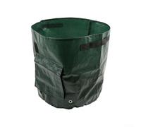 Bolsa de cultivo de polietileno para jardinería, aireación transpirable y drenaje mejorado con asas, varios tamaños para espacios pequeños, cultivo de verduras, balcones, patios, jardines en casa (23