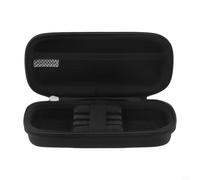 Bolsa de dardos de EVA lista para viajar con carcasa dura y base de soporte interior para un almacenamiento seguro de puntas de dardos, ejes, vuelos y otros accesorios