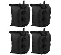 Bolsa de de Carpa Negra de Gran Capacidad, 4 Bolsas de Contrapeso para la Estabilidad de Peso de Las Piernas, Fácil de Instalar y Transportar, Sellado de Correa de Gancho