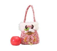 Bolsa de de Navidad - Bolsa dulce de franela con asa, de dulce dulce dulce | Reutilizable 12.01x6.5 In- con regalo Chi, Navidad para aperitivos de clase para enf