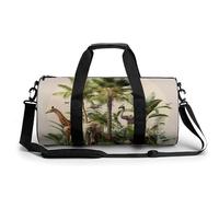 Bolsa De Deporte África Animales Elefante Jirafa Bolsa De Viaje Duffel Bolsa Redonda Gimnasio Bolsa Fitness