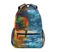 Bolsa De Deporte Árbol Arcoíris De La Vida De Las Cuatro Estaciones