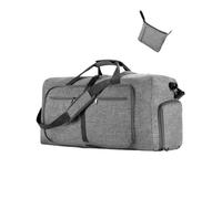 Bolsa de Deporte Bolsa de Viaje, Bolsos Mano Gran Capacidad, Bolsas Equipaje for Hombres y Mujeres, Bolso Hombro for Exteriores, Impermeable Fin Semana(Grey)
