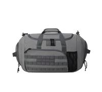 Bolsa de Deporte Bolso de Mano for Gimnasio y Fitness for Hombre Mujer, Bandolera Grande for Caza, Bolsas tácticas Molle for Deportes Acampada al Aire Libre, Paquete Lona un Solo Hombro(Gray)
