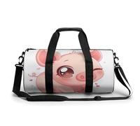Bolsa De Deporte Cerdo Lindo Bolsa De Viaje Duffel Bolsa Redonda Gimnasio Bolsa Fitness