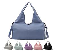 Bolsa de deporte con compartimento para zapatos, bolsa de deporte con soporte para esterilla de yoga, bolsa de viaje para entrenamiento, bolsa de fin de semana con bolsillos de almacenamiento en seco