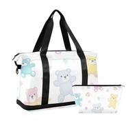 Bolsa de deporte con correa ajustable para yoga, diseño de oso de peluche colorido, oso de peluche, 1 tamaño, Colorido oso de peluche, Taille unique