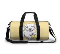 Bolsa de deporte con estampado de perro Labrador Retriever de tenis, para gimnasio, viajes, ligera, para fin de semana, para hombres y mujeres, Estilo:, 17.7in/9in/9in, MHXYZHW